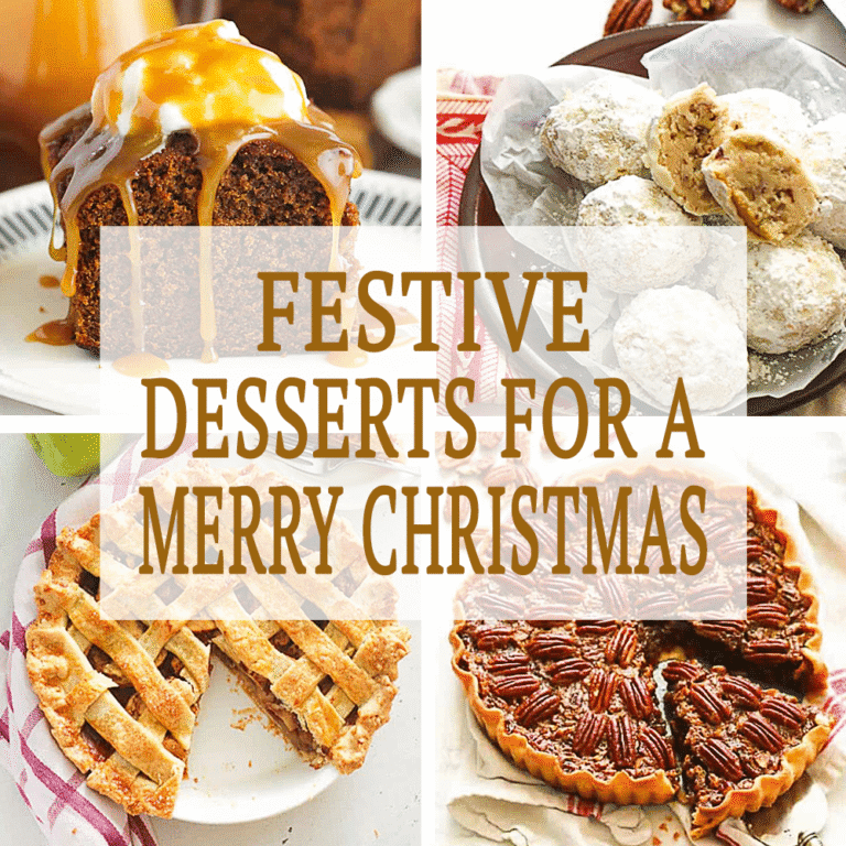 Christmas desserts that brighten the holidays and bring the family together.