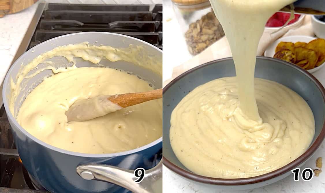 Simmer until thick and serve.