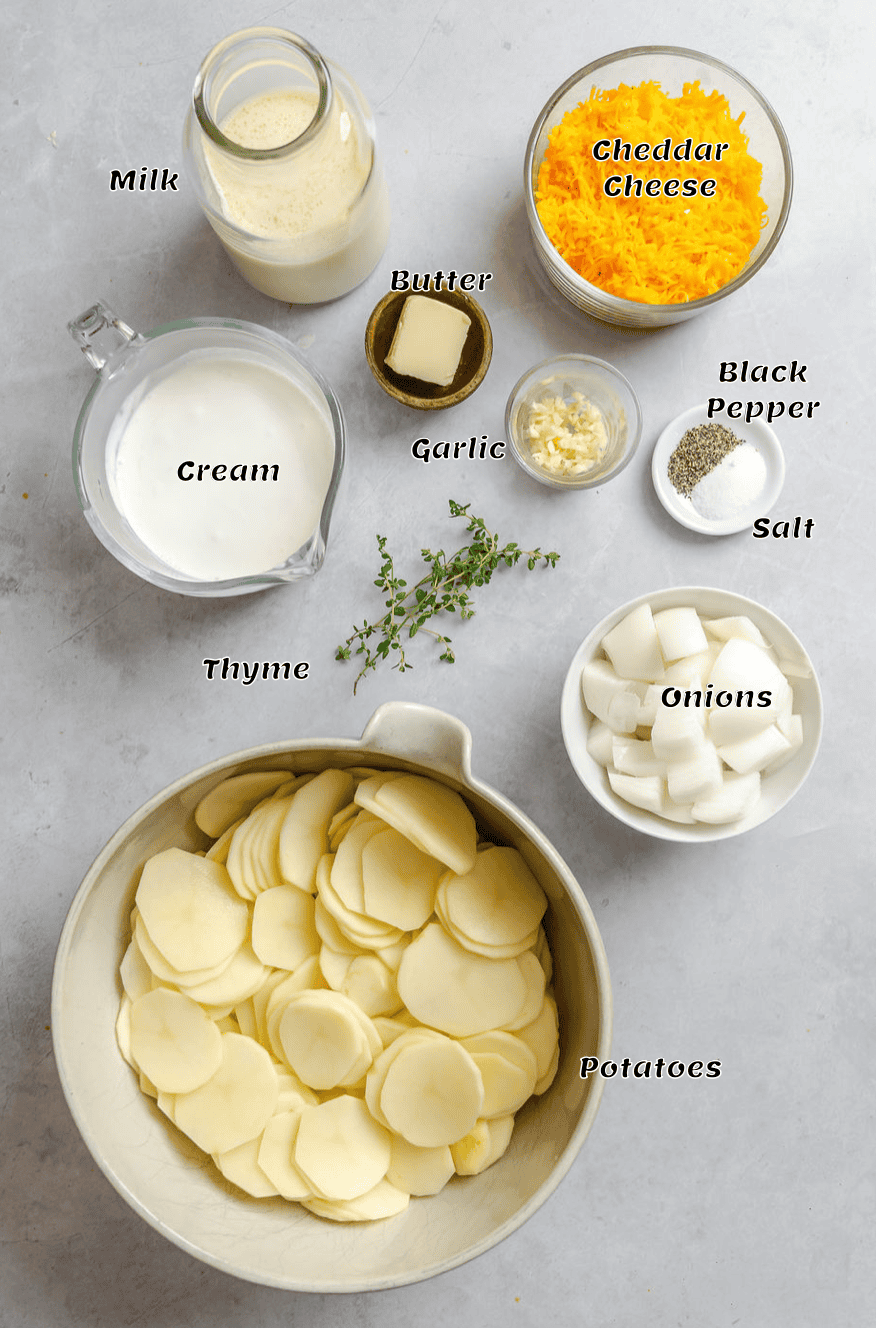 The ingredient list.