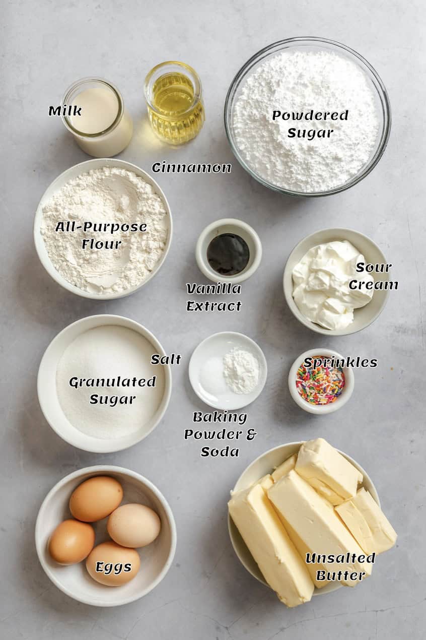 The ingredient list.