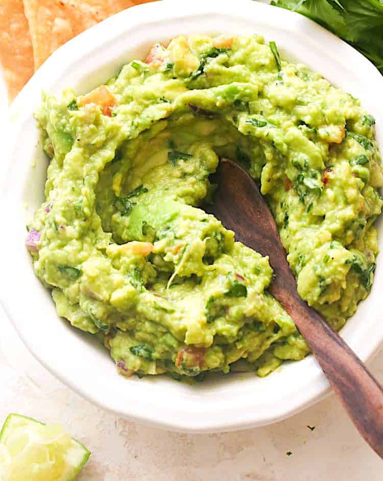 Fresh, easy, homemade guacamole ready to ramp up any party.