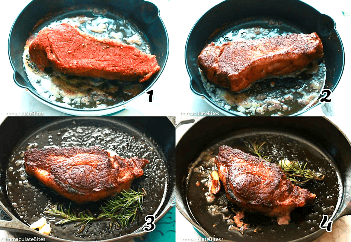 Season, sear, and roast.