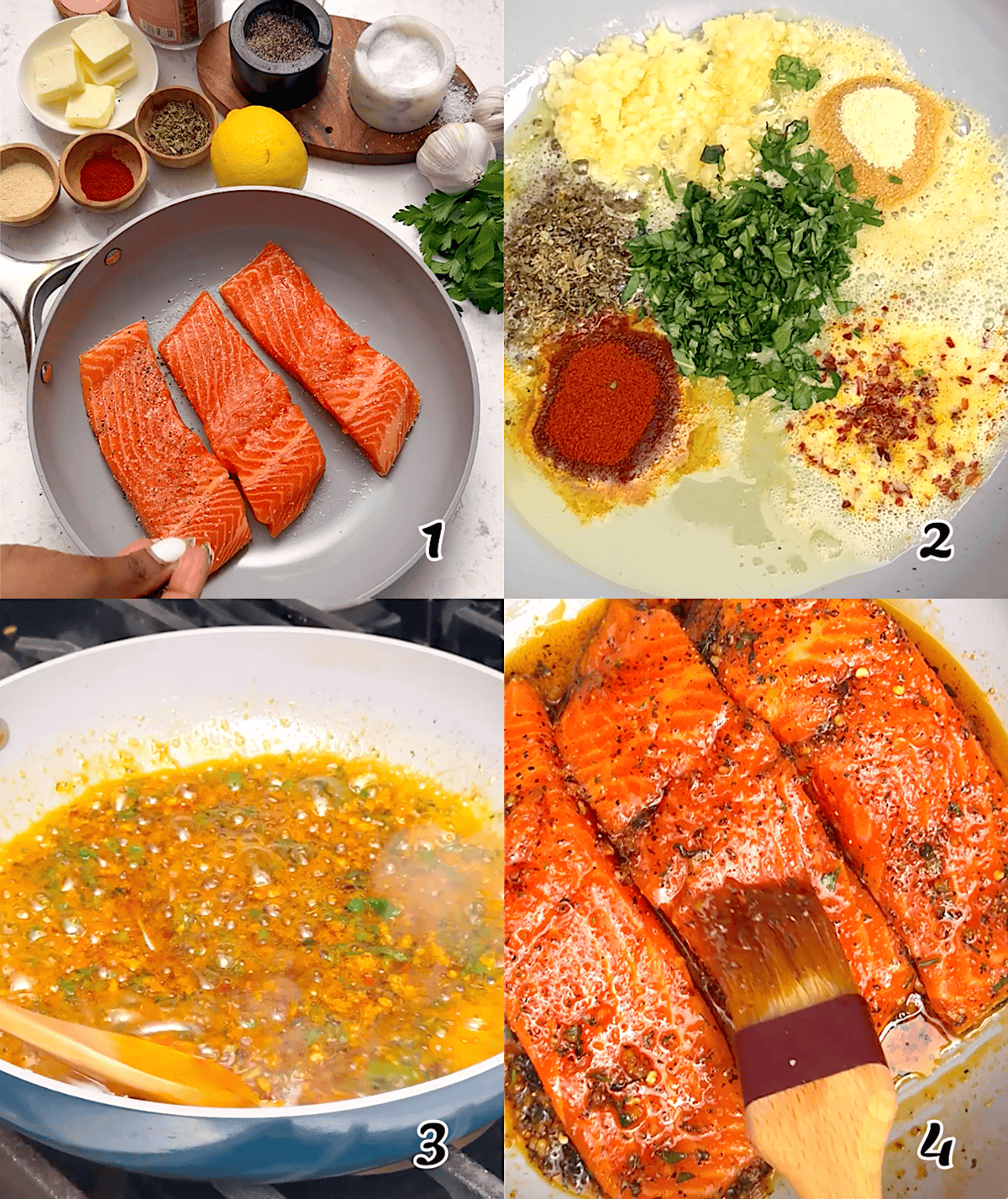 Season the filets, make the sauce, coat, and stick it in a hot oven.