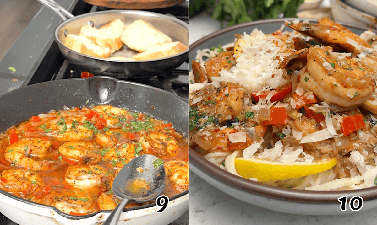 Simmer, assemble, and serve.