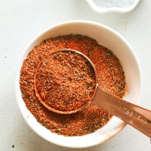 Homemade burger seasoning ready to ramp up your backyard cookout.