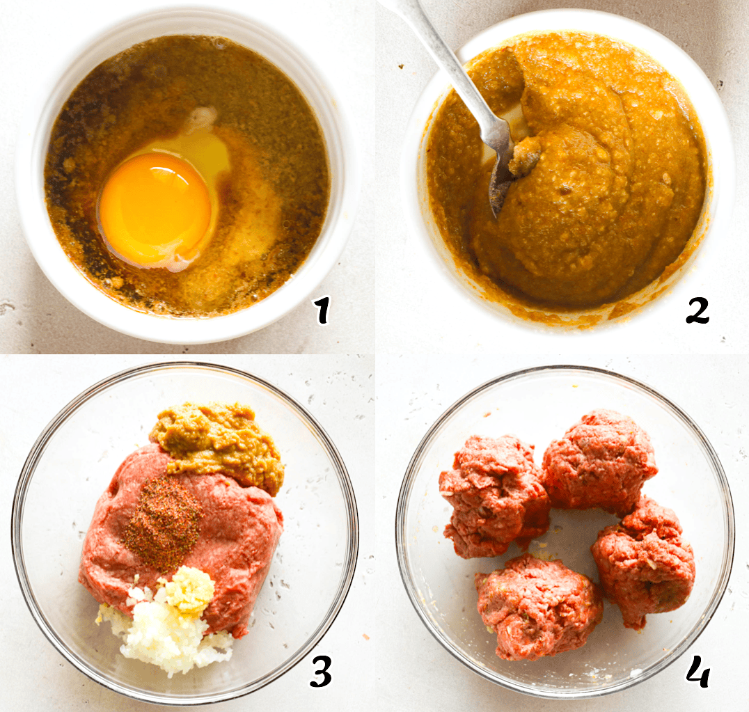 Mix the ingredients.