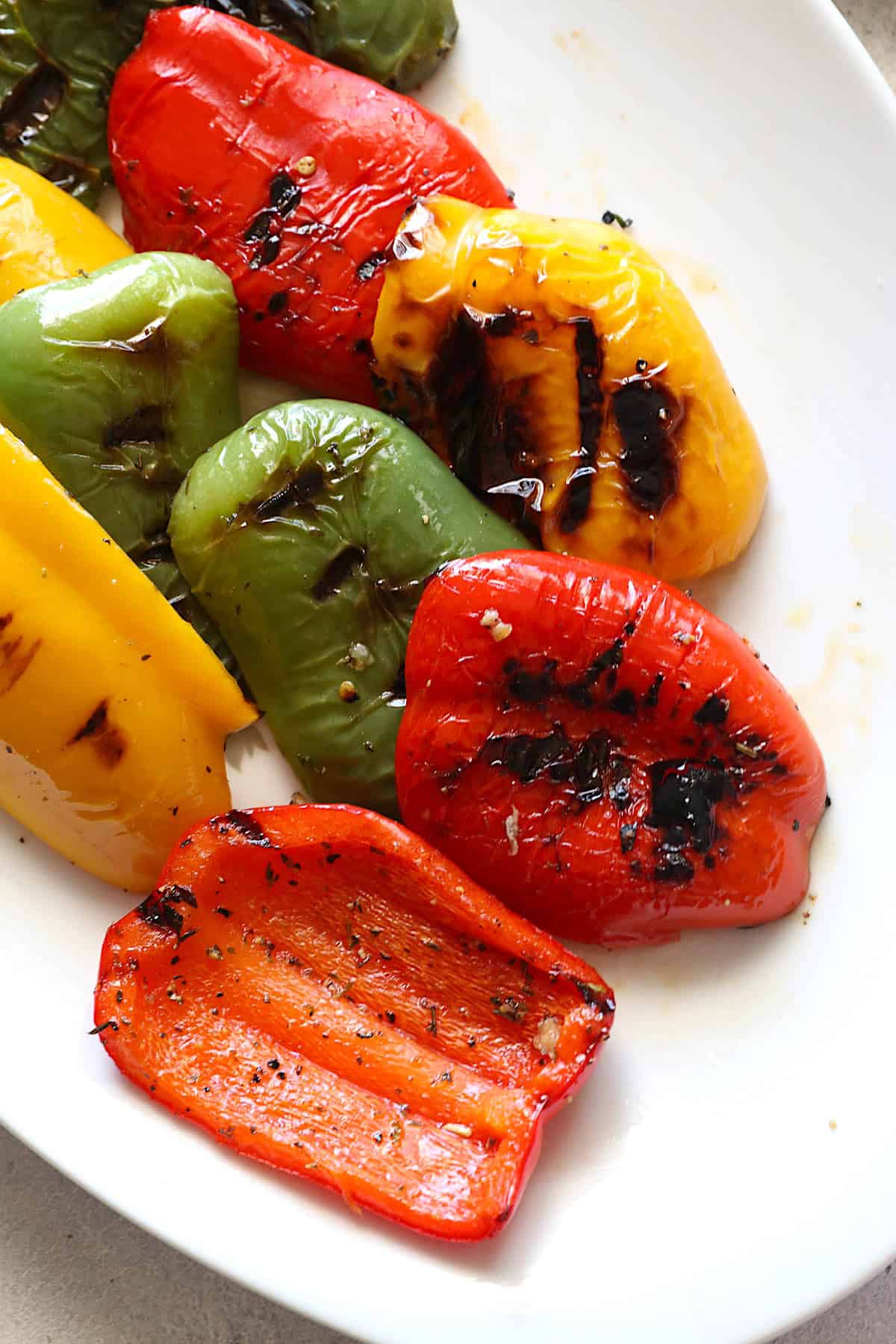 Grilling peppers for an easy, delicious side.
