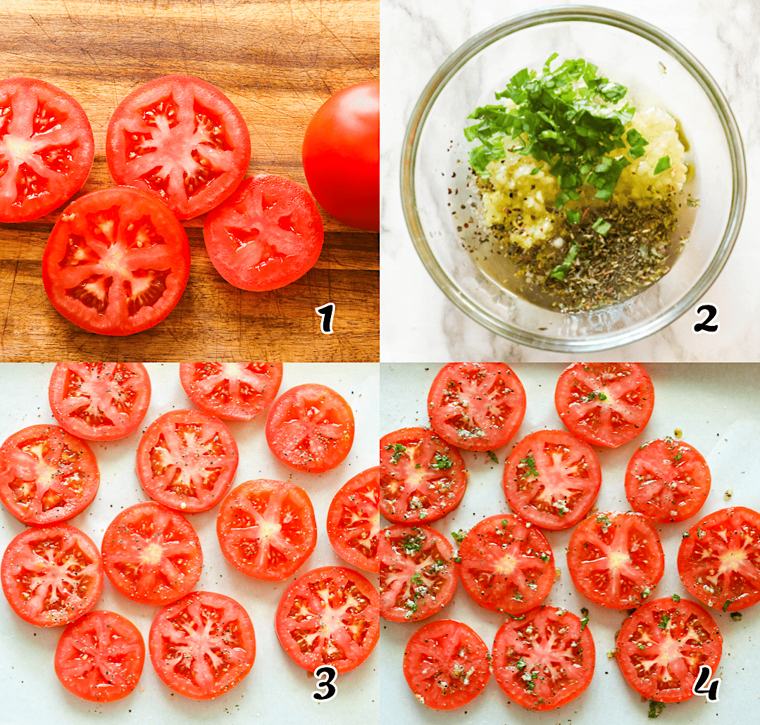 Slice, season, and marinate.
