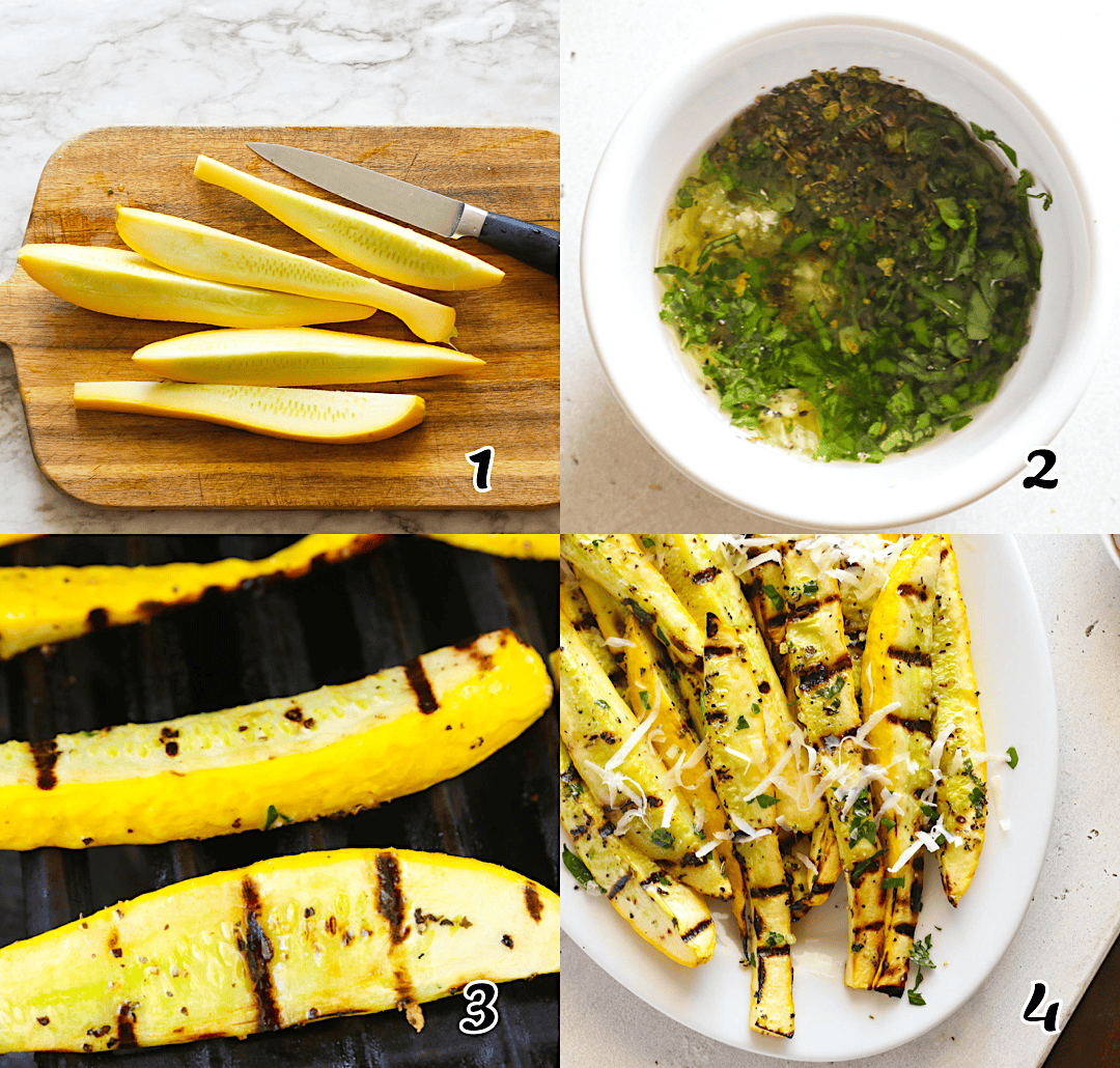 Slice, season, grill, and serve.