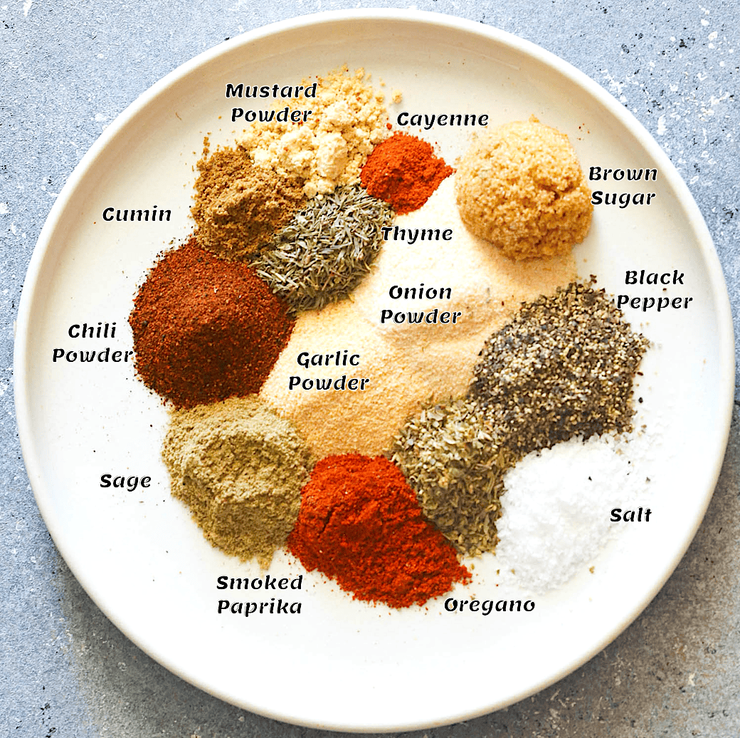 The ingredient list.