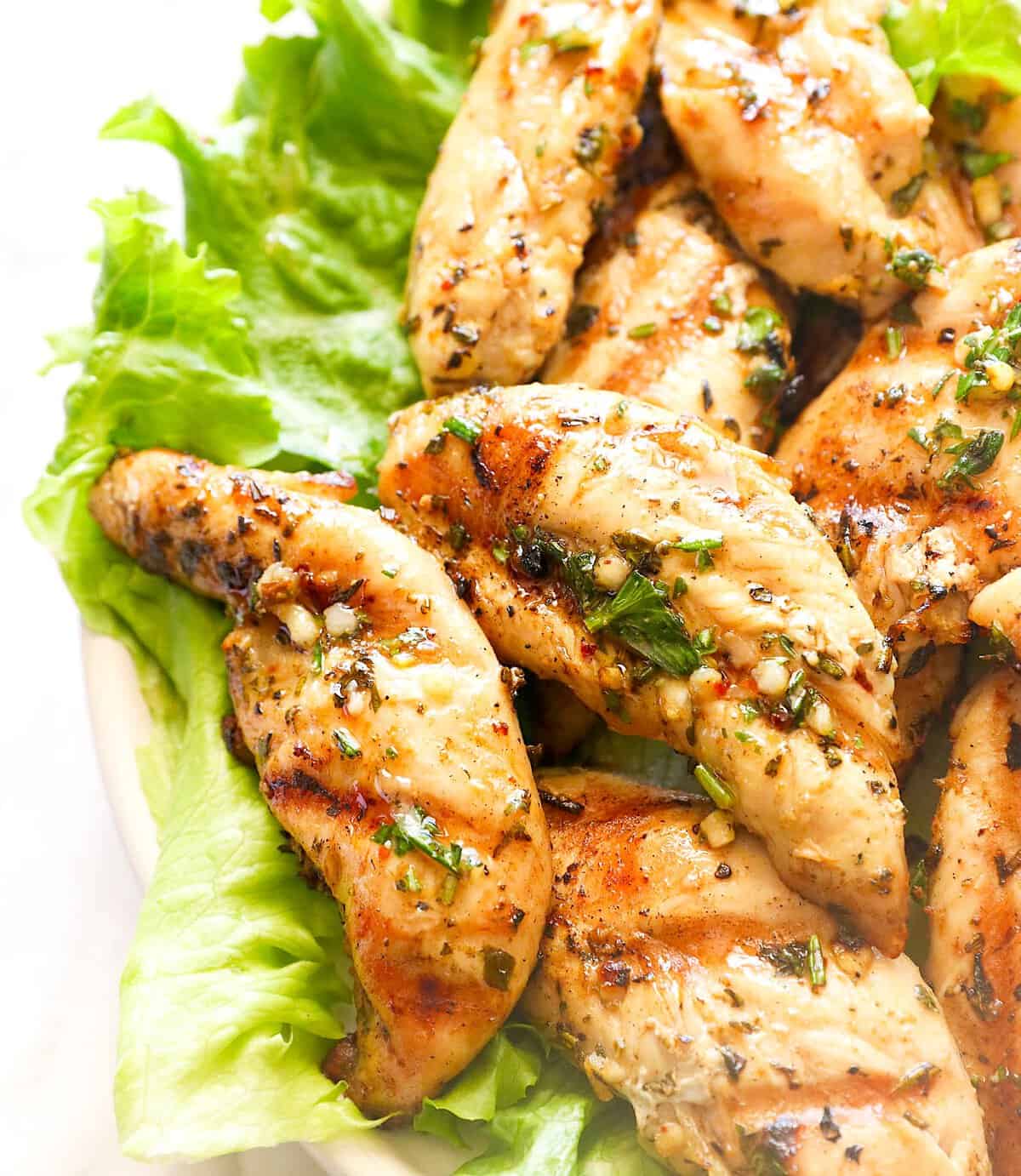 Juicy, melt-in-your-mouth chicken tenders are even better grilled.