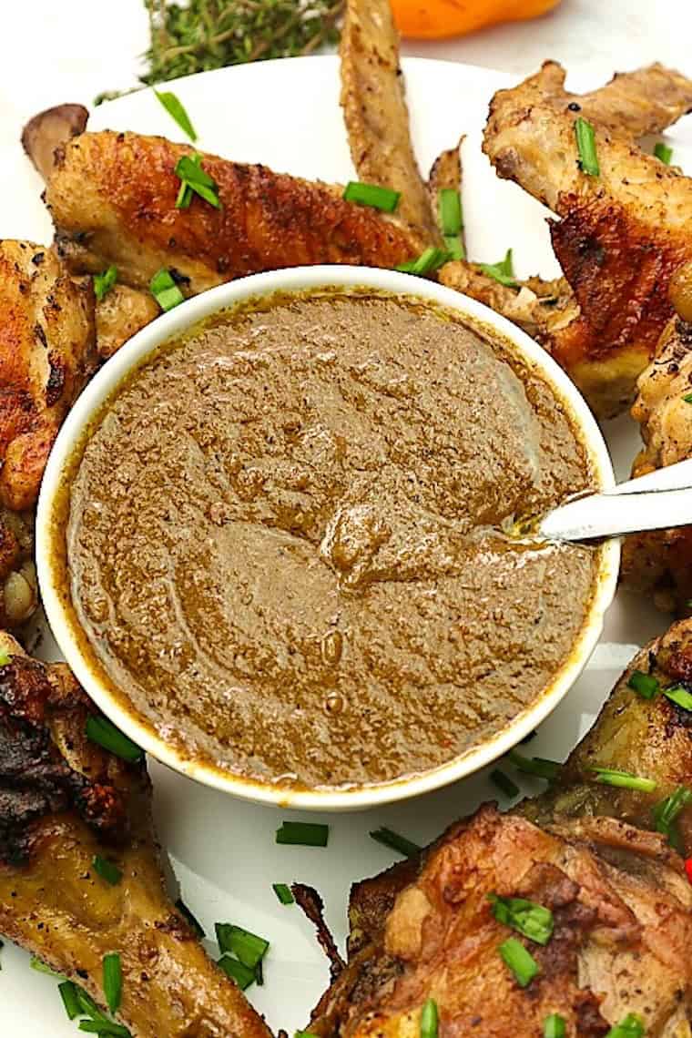 The perfect marinade and sauce for jerk chicken and pork.