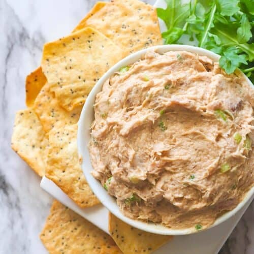 Smoked tuna in dip form ready to enjoy.