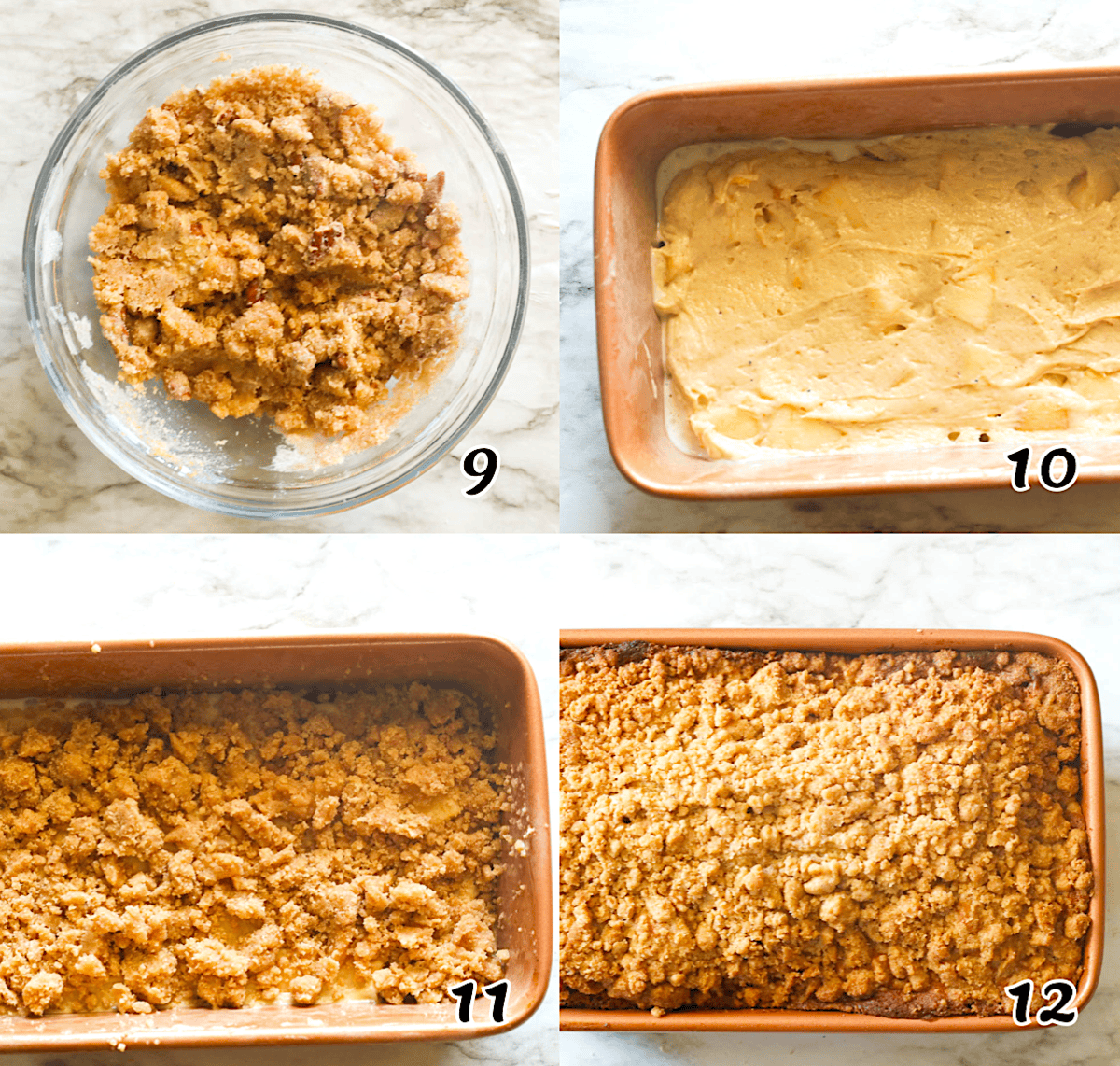 Assemble and bake at 350℉.