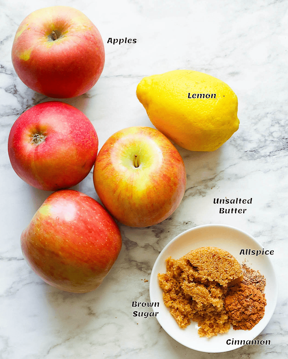 The ingredient list.