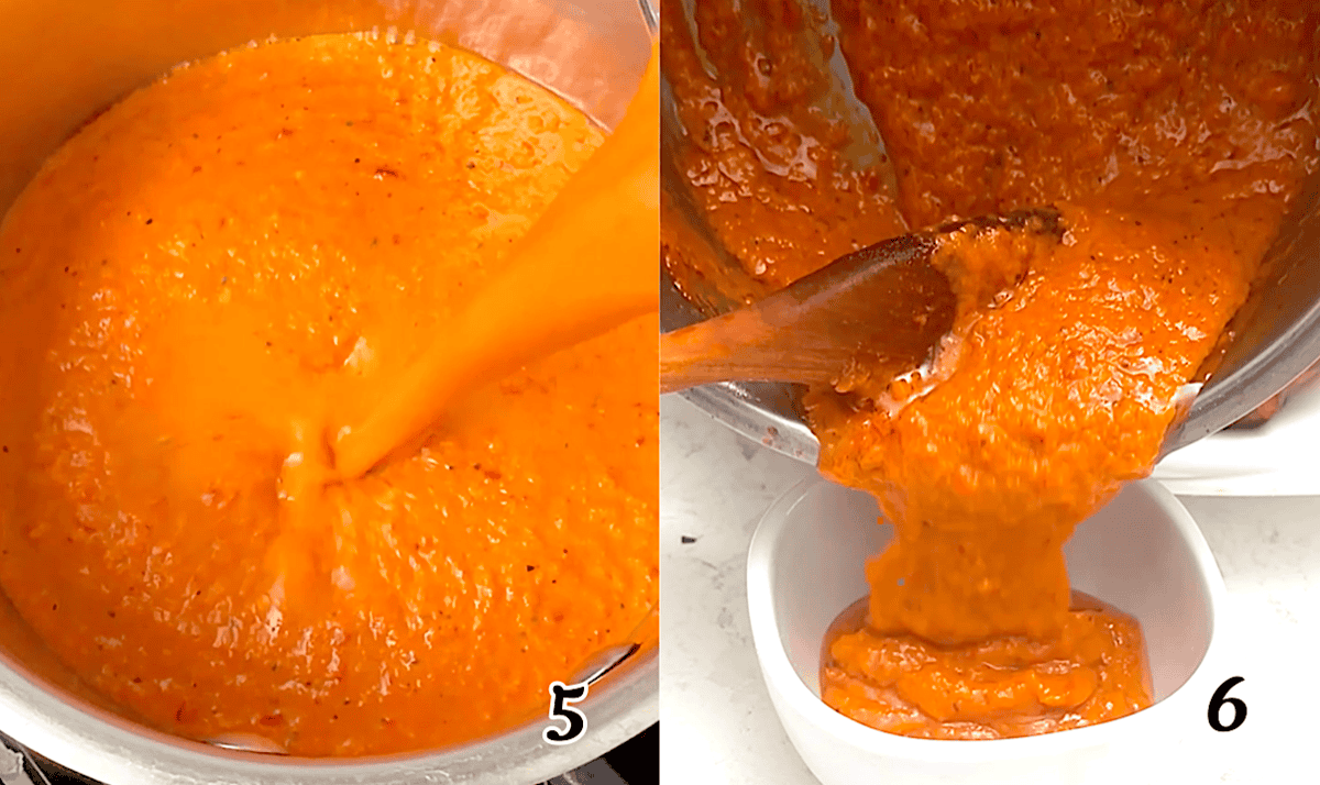 Optionally simmer to thicken.