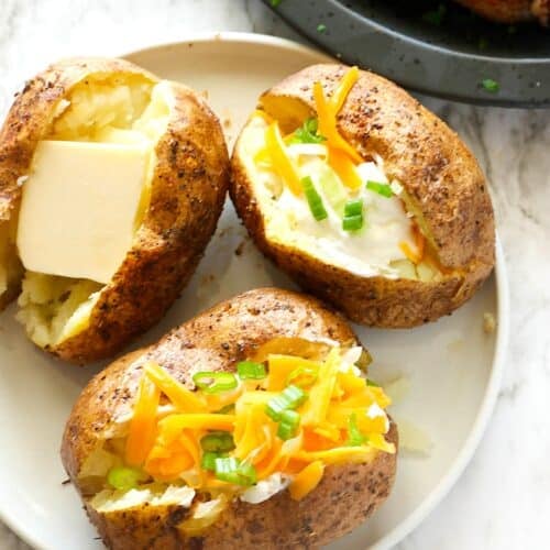Smoking potatoes for a versatile side. Loaded with your favorite ingredients or just butter and sour cream.