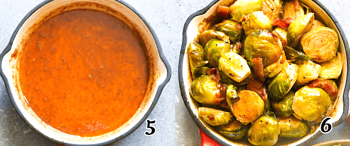 Make the glaze, pour it over, stir well, and enjoy.