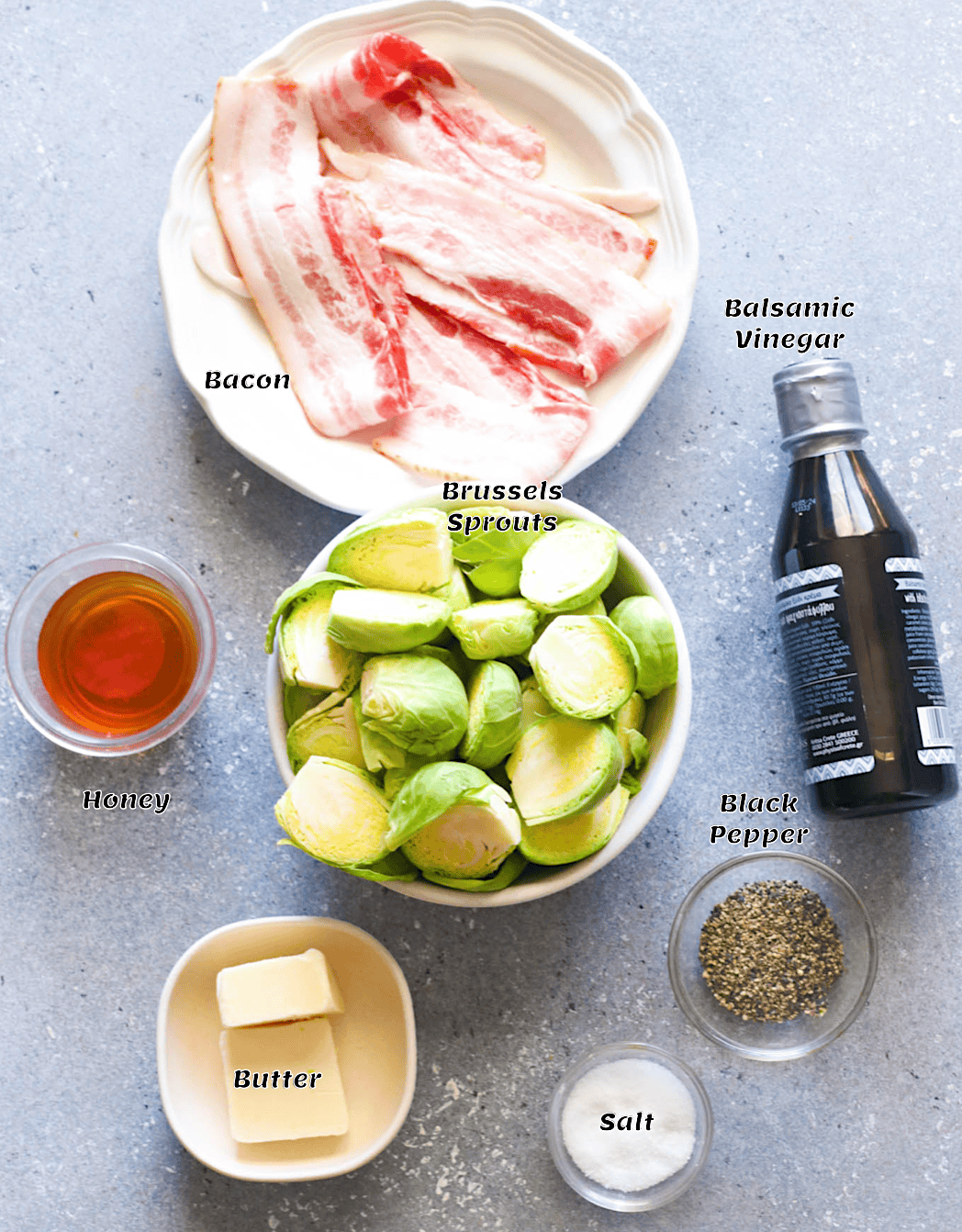 The ingredient list.