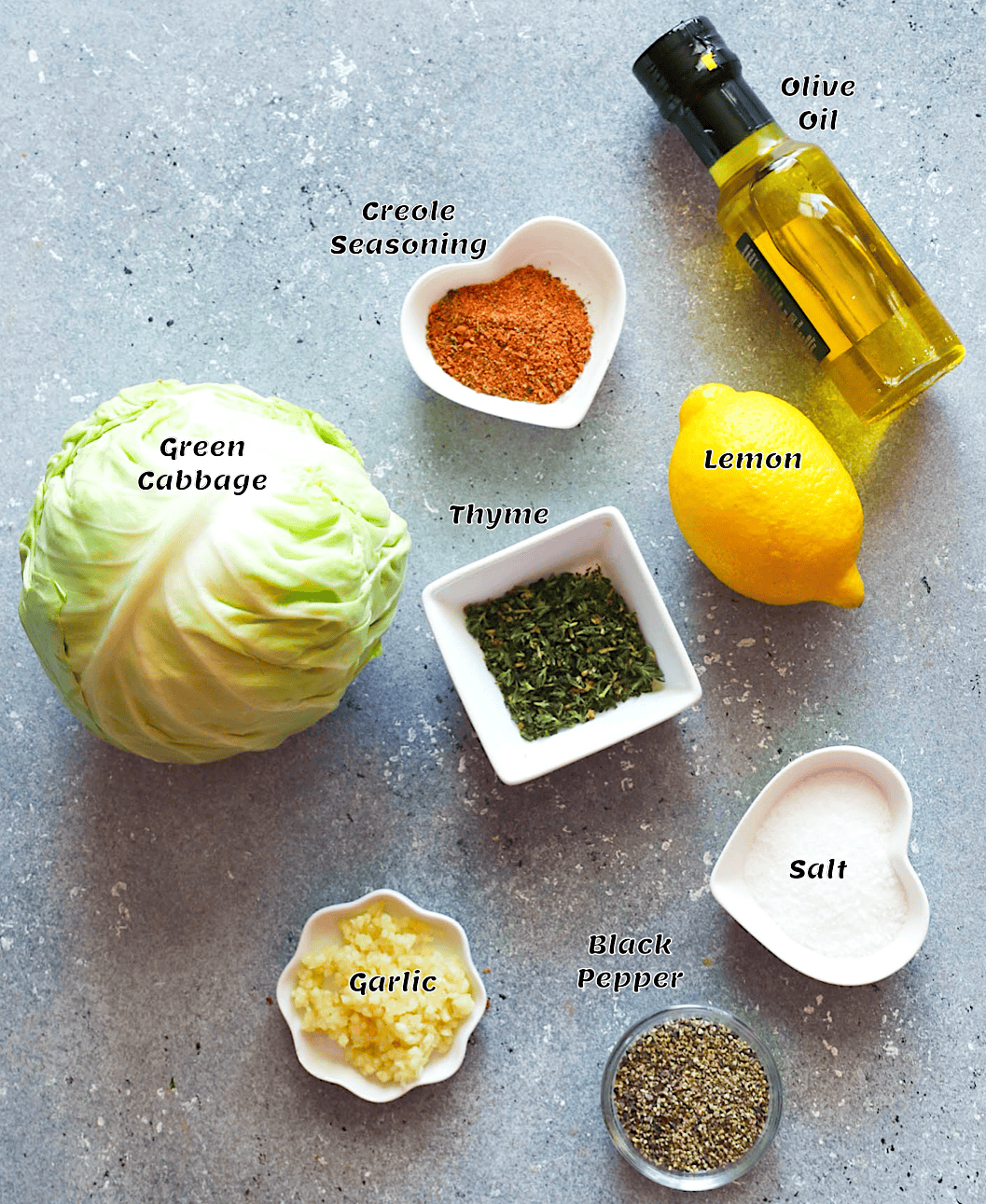 The ingredient list.