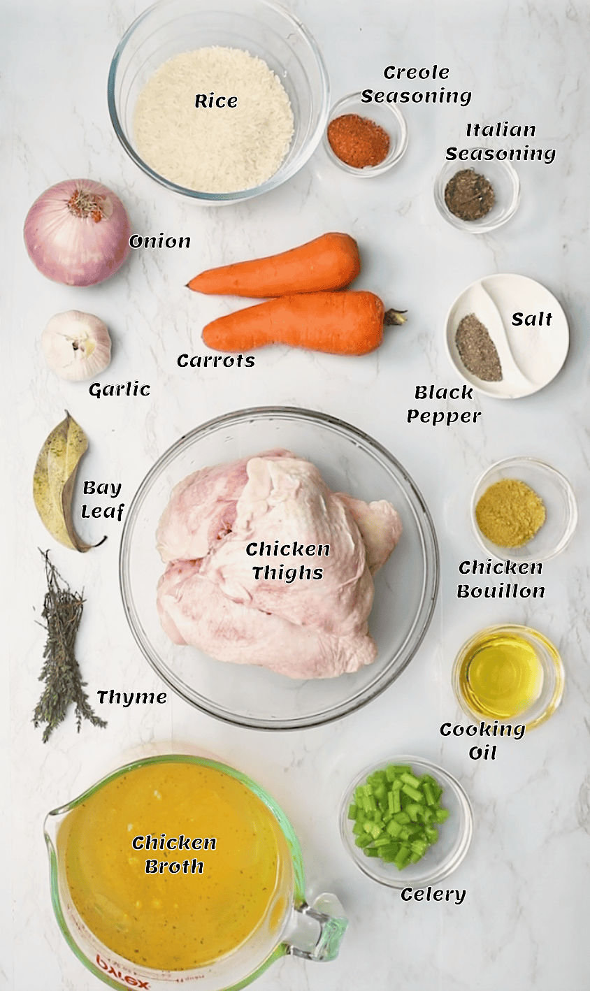 The ingredient list.