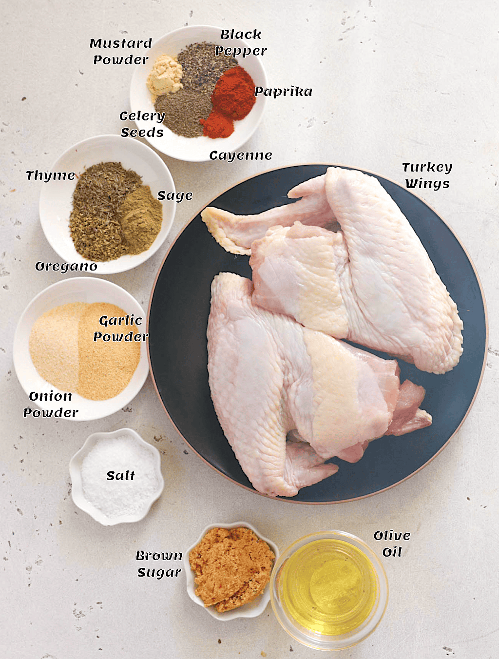 The ingredient list.