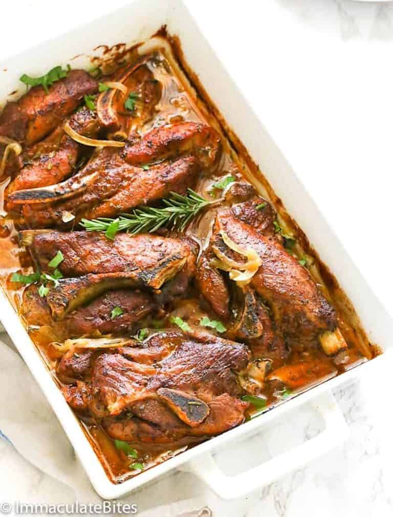 Fresh from the oven, braised country style pork ribs are Southern comfort food for the soul. Both boneless and bone-in work great.
