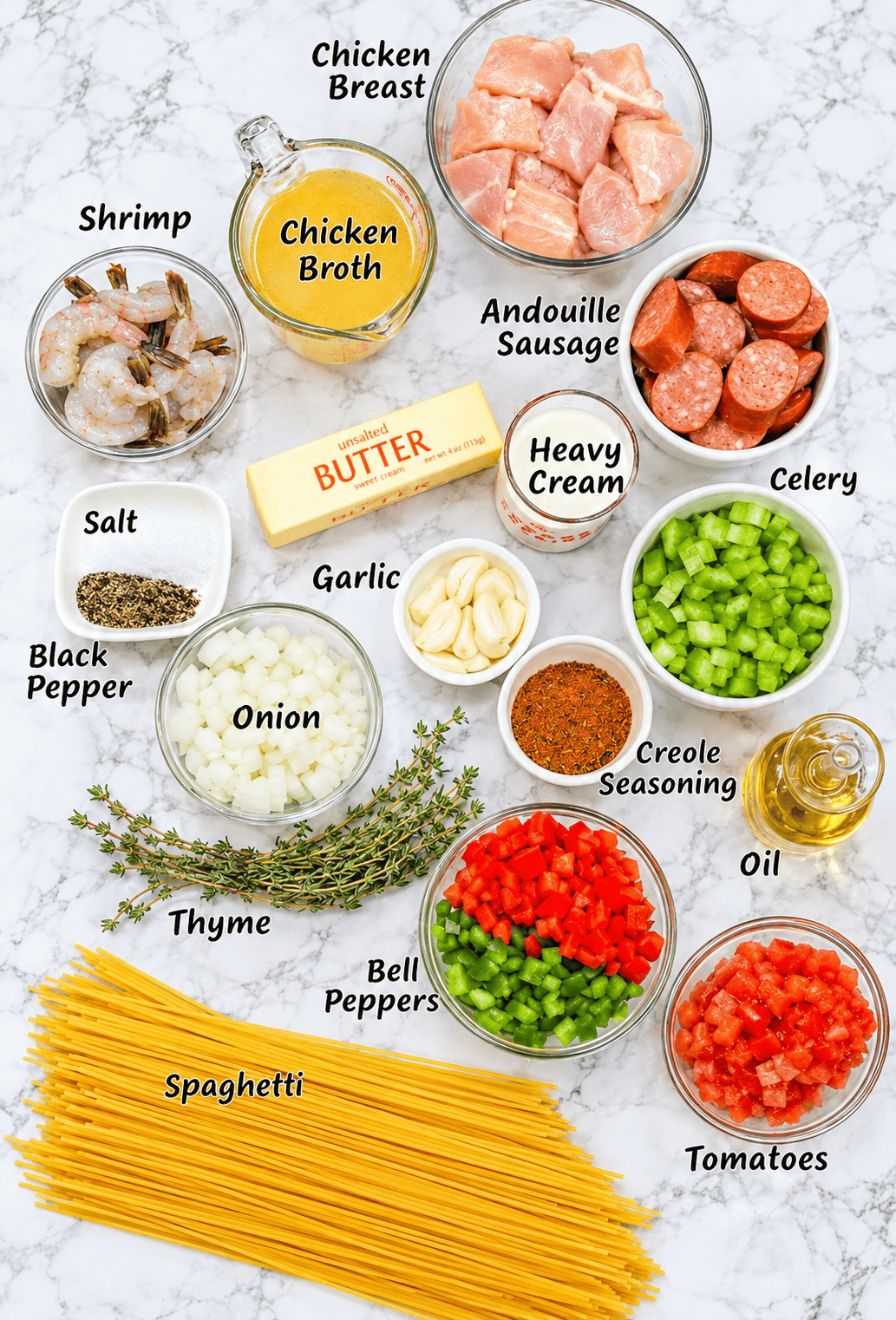 The ingredient list.