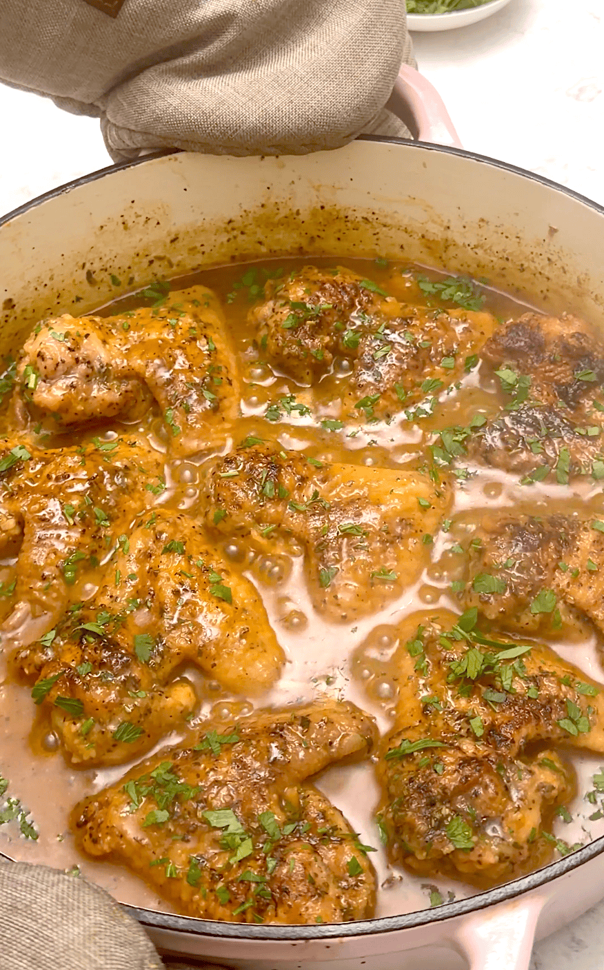 Taking steaming hot chicken wings smothered in decadent gravy for an easy weeknight dinner.