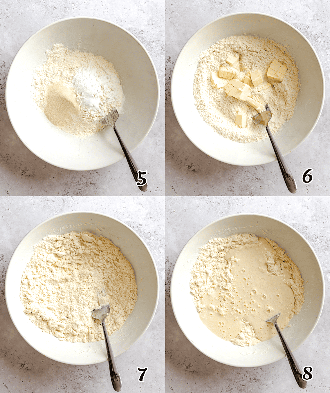 Make the biscuit topping.