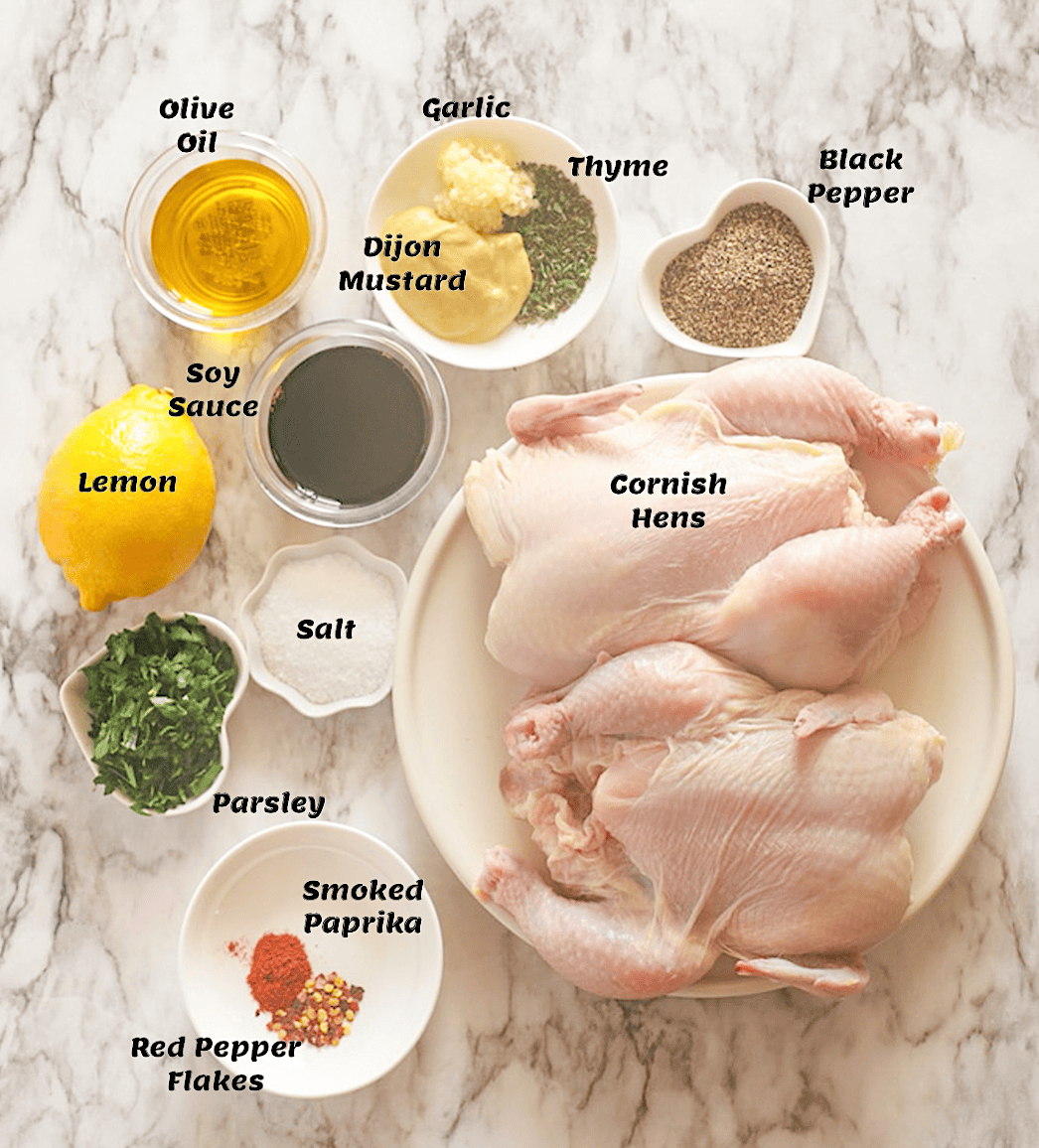 The ingredient list.