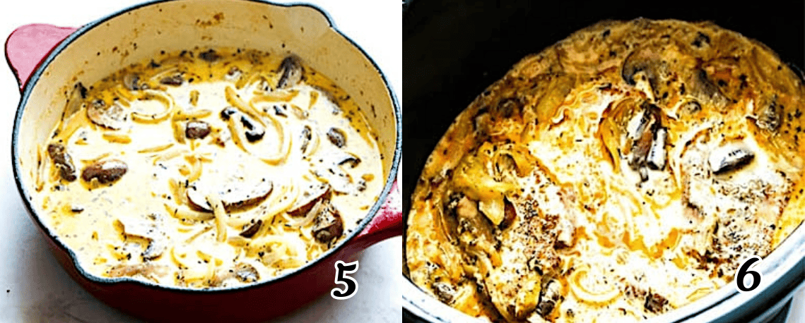Add the liquids, and simmer until tender.